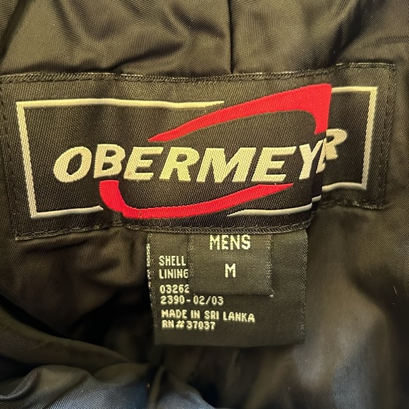 Obermeyer black snow /ski pants men’s med - Picture 5 of 7